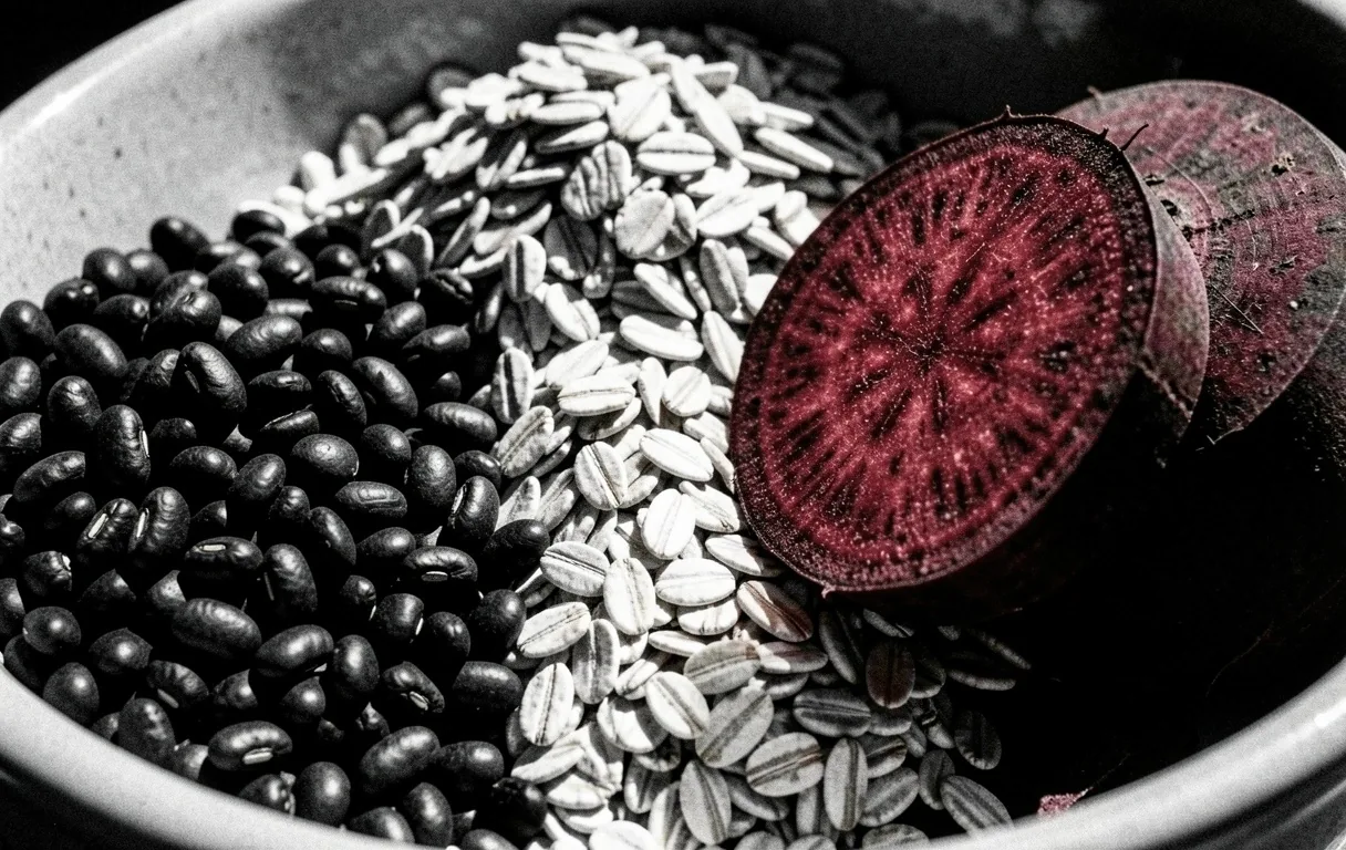 Unrefined whole food textures